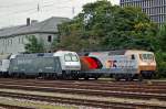 Am 17.09.2011 konnte die 120 159 mit dem Euro Sprinter in   M�nchen Laim Rbf festgehalten werden.