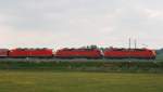 3x die BR 120 vorgespannt.