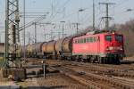 140 327-8 mit Kesselzug am 04.03.2011 in Gremberg 