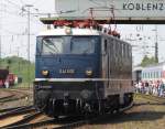 E41 001 am 21.5.2011 bei der Lokparade im DB Museum Koblenz.