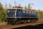 Die E41 001 in Koblenz L�tzel am 09,04,11