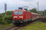 Die 143 949-6 in Wuppertal Sonnborn am 10,06,11