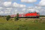 Die 143 805-0 in Jagel am 05,08,11
