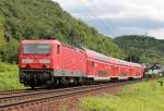 143 078-4 am RB27 zwischen Linz(Rhein) und Erpel am 23.06.2012