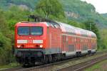 RB27 beim passieren von Kilometer 92 in H�he Bonn-Limperich.