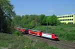 146 008-8 mit dem RE 10217 (Duisburg Hbf - Münster(Westf)Hbf) am 20.04.2014 bei Essen-Frillendorf.