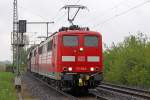 Die 151 168-2 in Porz Wahn am 06,05,10