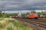 Die 152 161-6 in Koblenz L�tzel am 05.07.2014