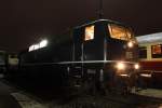 108 206 mit Festbeleuchtung im DB-Museum Koblenz-L�tzel