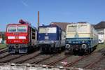 Die 180 014-3 , 181 001-9 und 184 003-2 im BW N�rnberg Gostenhof am 20,08,10