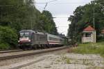 Die ES 64 U2-014 in A�ling (Oberbay) am 30,07,11 