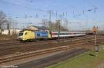 Die ES 64 U2-025 Boxxpress in Koblenz L�tzel am 15,04,13