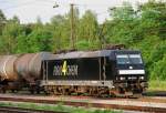 185 572-5, R4C, aufgenommen am 09.06.10, bei der Durchfahrt durch Neuoffingen.
