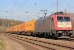 Crossrail´s 185 592-3 in K�ln West am 23.03.2011