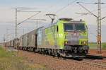 185 152-6  K+S  hinter Porz(Rhein) am 07.04.2011