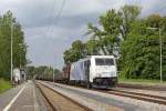 Die Lokomotion 185 663 in A�ling (Oberbay) am 29,07,11