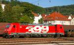 Portrait 185 399-3, aufgenommen am 18.09.12, in Treuchtlingen.
