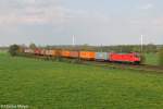 Die 185 232-6 in Ramelsloh am 06,05,13