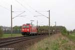 Die 185 333-9 bei Quarnstedt am 07,05,13  
