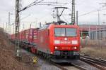 Die 185 170-8 in Opladen am 20,03,10