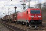 Die 185 357-1 in Gremberg am 02,04,10