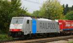 186 105-3, aufgenommen am 30.09.12, in A�ling.