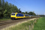 186 018-5 und 186 118-3 mit dem IC 1131 (Den Haag Centraal - Tilburg) am 06.08.2017 bei Breda.
