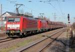 189 043-3 am Erzbomber in Ratingen-Lintorf am 07.03.2011