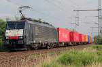 ES 64 F4-211 in HUSA Diensten in Porz Wahn am 14.06.2011 