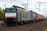 ES 64 F4-213 mit Conatinerzug in Porz Wahn am 13.10.2011