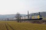 Ekol mit 189 902 und 139 133(kalt) durch Uhingen nach Triest Campo Marzio. (04.03.2012)
