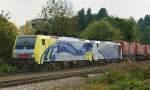 189 912-9 + 189 914-5, aufgenommen am 11.10.12, in A�ling.
