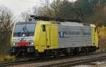 189 903-4, RTC, Lokomotion, aufgenommen bei einer Solofahrt durch A�ling, am 12.11.12.