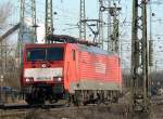 189 074-8 beim umsetzen in Gremberg am 18.02.2010