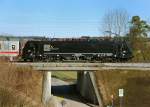 ES 64 F4-092, MRCE, aufgenommen am 27.02.10, kurz nach A�ling, Strecke M�nchen-Donauw�rth.
