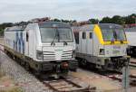 193 922-2 & 1906 im Siemens Pr�f- und Validationcenter Wegberg-Wildenrath beim Tag der offenen T�r am 1.7.2012