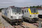 Die 193 922-2 und 1906 im Siemens Pr�fcenter in Wegberg-Wildenrath am 01,07,12