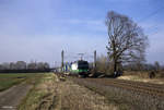 193 725-3 mit dem DGS 43943 (Wanne-Eickel Rbf - Wien Freudenau Hafen) am 18.02.2018 zwischen Sechtem und Roisdorf.
