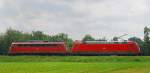 Lokzug, bestehend aus der 101 122-0 + 115 346-9.