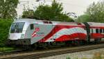 Portrait der Railjet Lok, 1116 249-4,  175 Jahre Eisenbahn f�r �sterreich .