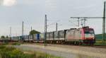 185 594-9, Croosrail, aufgenommen am 28.07.11, bei Auggen.