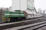 Die Lok 2 von Rheinkalk W�lfrath im Werk W�lfrath , am 06,12,09