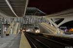 406 007-5 mit dem ICE 19 (Bruxelles-Midi - Frankfurt) am 28.12.2012 in Li�ge-Guillemins.