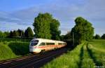 411 052-4  Travem�nde  mit dem ICE 26 von Wien nach Dortmund am 24.05.2013 bei Haan-Ellscheid.
