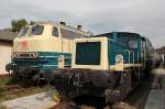 Ein Stelldichein in blau/beige im DB Museum Koblenz L�tzel am 11.08.2011