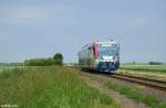 654 008-1 als RTB 104 (Düren - Zülpich) am 08.06.2014 bei Vettweiß.
