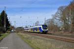 440 224-4 als NWB 83129 (Bremen-Vegesack - Verden(Aller)) am 22.03.2015 bei Langwedel.
