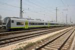 440 102+602 und 440 101+601 der Privatbahn Agilis auf Messfahrt in Augsburg HBF