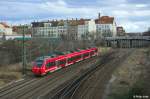 442 314-1 als RE 17068 (Dresden Hbf - Leipzig Hbf) am 22.02.2014 in Leipzig-Volkmarsdorf.