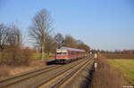 628 660-2 und 628 617-2 als RB 11819 (Düsseldorf Hbf - Köln Messe/Deutz) am 29.12.2016 bei Kapellen.